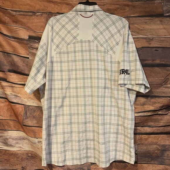 Texas Tech Under Armour 2XL Plaid Fishing Shirt Men Basketball Button Down RR4L - Picture 7 of 11